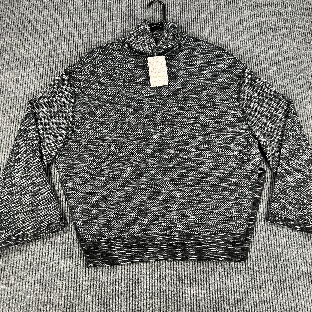 Free People Sweater We The Free Womens XS Extra Small Black Long Sleeve NWT